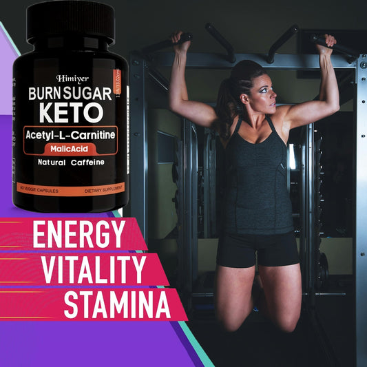 Keto Support Supplement - Natural Ketone Boost for Energy & Focus